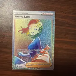 Aroma Lady 221/203 Evolving Skies Full Art Secret Rainbow Rare Pokemon NM - Image 1