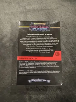 Pokemon Mega Evolution Phantasmal Flames Booster Bundle Sealed - Image 3