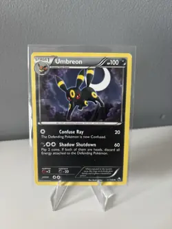 Pokemon 2012 Dark Explorers Umbreon #61/108 Black and White TCG Rare Card - Image 1