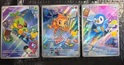 Pokemon First Partner Promo Chimchar 041, Turtwig 040, Piplup 042 - Image 1