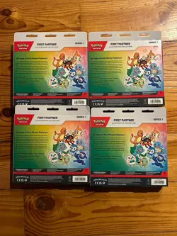 Pokemon TCG First Partner Illustration Collection Series 1 New Sealed Lot Of 4 - Image 2