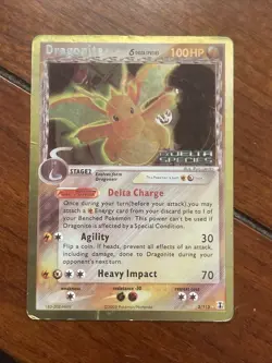 Pokemon TCG Dragonite (Delta) EX Delta Species 3/113 Reverse Holo Holo Rare - Image 1