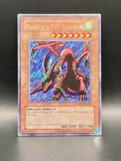 Harpie's Pet Dragon RP02-EN093 Retro Pack 2 Secret Rare Foil Yugioh! TCG NM/M - Image 1