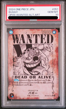 PSA 10 OP09 Wanted Card Complete set One Piece Card Emperors In The New World - Image 4