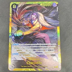 One Piece Crocodile OP14-120 Secret Rare SEC Azure Sea’s Seven - Image 1