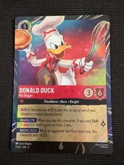 Disney Lorcana TCG Donald Duck Epcot Festival of the Arts Promo Card 2/ DIS EN 5 - Image 1