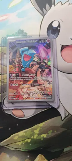 Team Rocket’s Wobbuffet SVP EN 203 Pokemon Scarlet & Violet Black Star Promo NM - Image 1