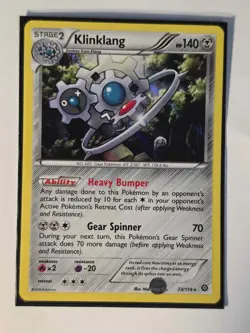 Klinklang 73/114 Holo Rare Steam Siege Pokemon HOLO NM/M - Image 1