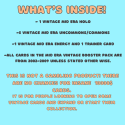 VINTAGE JAPANESE POKEMON CUSTOM BOOSTER PACK - MINIMUM 1 HOLO PER PACK ! - Image 3