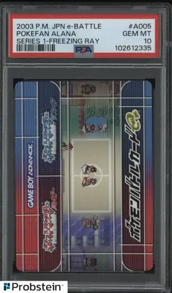 2003 Pokemon Japanese Battle Cool Traner Devin Series 1 Freezing Ray A005 PSA 10 - Image 1