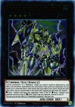 Yugioh Primathmech Laplacian GFP2-EN146 Ultra Rare 1st Ed VLP - Image 1