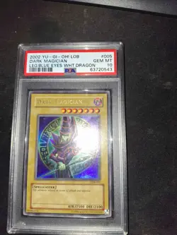 YU-GI-OH, Dark Magician, LOB-005 PSA -10 GEM MINT ULTRA RARE - Unlimited Edition - Image 1