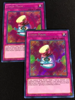 Yugioh Toon Mask DKL2-EN028 1st Secret x2 (NM) - Image 1