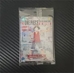 One Piece Monkey D. Luffy College Basketball US Voyage Card - Sealed - Image 1