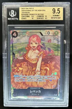 2023 One Piece Awakening of the New Era Rebecca Super Rare #OP05-091 BGS 9.5 - Image 1