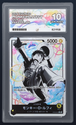 ACE 10 Monkey D Luffy ST29-001 Egghead One Piece PERFECT SUBS - Image 1