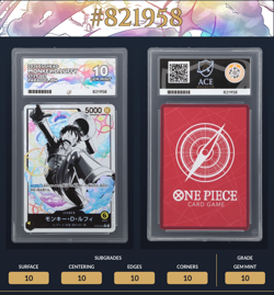 ACE 10 Monkey D Luffy ST29-001 Egghead One Piece PERFECT SUBS - Image 3