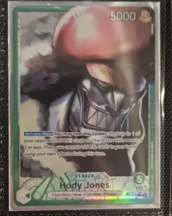 One Piece TCG Hody Jones OP06 Alt Art Leader - Image 1