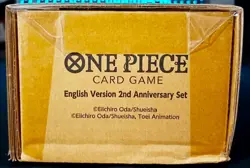 One Piece TCG: Premium 2nd Anniversary Set - New Four Emperors - SEALED English! - Image 1