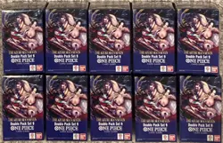 ONE PIECE TCG OP-14 The Azure Sea’s Seven Sealed Double Pack Box Lot of 10 - Image 1