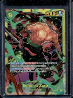 2024 One Piece The Best Roronoa Zoro Secret Rare #OP06-118 - Image 1