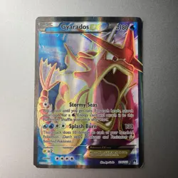 Gyarados EX Full Art 114/122 Breakpoint Ultra Rare Holo Pokemon Card 2016 - Image 1