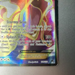 Gyarados EX Full Art 114/122 Breakpoint Ultra Rare Holo Pokemon Card 2016 - Image 4