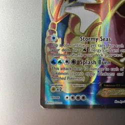 Gyarados EX Full Art 114/122 Breakpoint Ultra Rare Holo Pokemon Card 2016 - Image 5