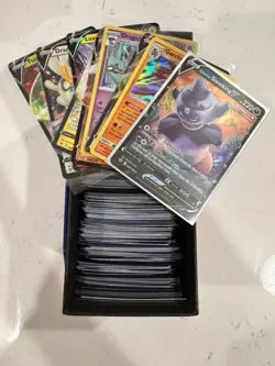 Pokemon BULK Lot 1.0 lb ALL HOLO, HOLO V, Or REVERSE HOLO ~300 Cards Mixed Sets - Image 1