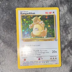 Pokemon TCG Kangaskhan Holo Rare 90HP 5/64 Jungle English Vintage Card - Image 2