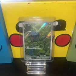 Pokemon TCG Bulbasaur Scarlet & Violet 151 Art Rare Card 166/165 - Image 1