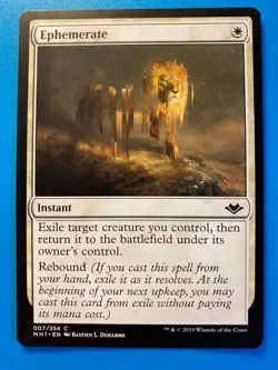 MTG 1x Ephemerate # 7 Modern Horizons Pauper Magic the Gathering Card x1 NM - Image 1