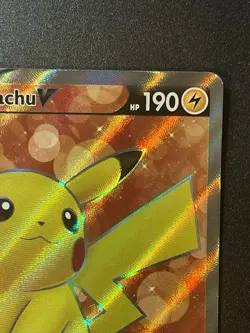 Pikachu V 157/172 Brilliant Stars NM Ultra Rare Full Art Pokemon Card Near Mint - Image 2