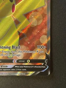 Pikachu V 157/172 Brilliant Stars NM Ultra Rare Full Art Pokemon Card Near Mint - Image 5