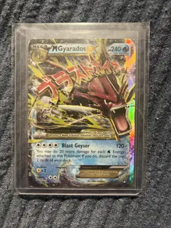 Pokemon TCG 2016 XY Breakpoint Mega M Gyarados EX Ultra Rare Holo Card 27/122 - Image 1