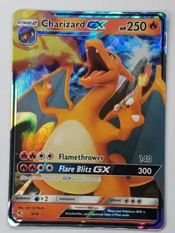 Charizard GX 9/68 Holo Ultra Rare Hidden Fates NM English Pokemon Card - Image 1