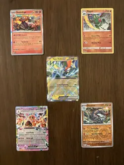 Lot Of 5 Pokemon Cards - Image 1