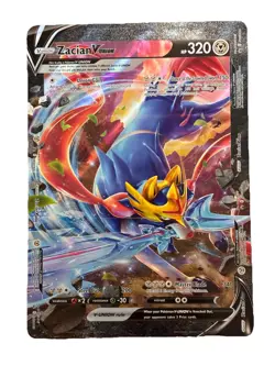 New: 2021 Pokemon TCG Zacian V-UNION SWSH163 Jumbo Cards Holo Promo Card - Image 1