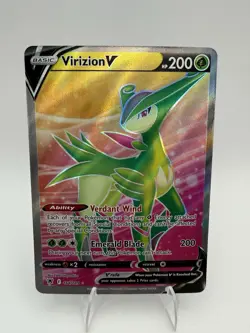 Pokemon TCG Virizion v Full Art Ultra Rare Holo Card 164/189 Astral Radiance - Image 1
