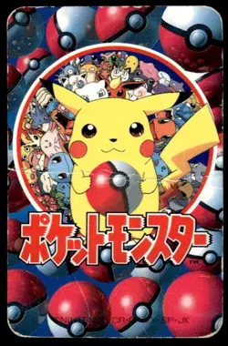 Moltres King of Clubs Televi-Kun Poker Card Pokemon Japanese ~ HP - Image 2