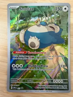 LP Snorlax 051 Sv: Scarlet & Violet Promo Cards Holo - Image 1