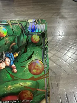 Dragon Ball Super Bandai Son Goku GT SCR Foil Battle Card FB07-122 Triple Strike - Image 4