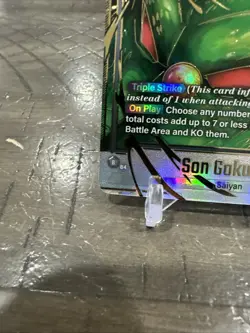 Dragon Ball Super Bandai Son Goku GT SCR Foil Battle Card FB07-122 Triple Strike - Image 5