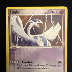 Pokemon TCG card Lugia Unseen Forces 29/115 Non-Holo - LP - Image 2