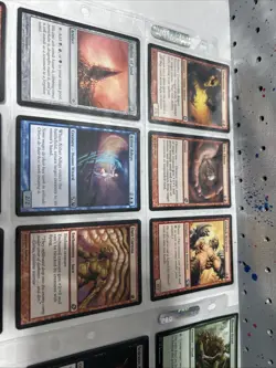 38 Card Magic The Gathering Lot In Binder Sheets - Image 2