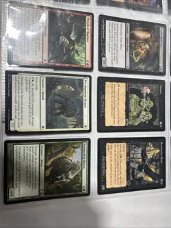 38 Card Magic The Gathering Lot In Binder Sheets - Image 5