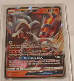 Reshiram GX SM137 Holo Card Sun & Moon Promo, Near Mint Condition - Image 1