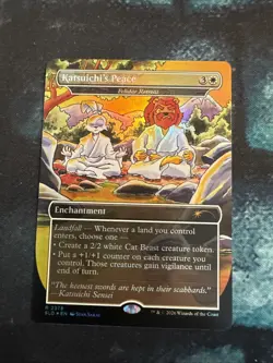 Katsuichi's Peace, Felidar Retreat Secret Lair TMNT Totally Tublair MTG FOIL NM - Image 1