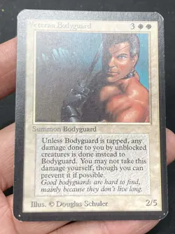 ***Alpha Veteran Bodyguard*** MTG Alpha Magic Kid Icarus - Image 3