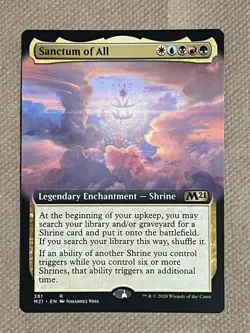 1 X Sanctum Of All Borderless Regular NM MTG Core 21 - Image 1